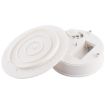 20cm Electric Rotating Turntable Display Stand, 360 Degree Photography Video Props, Battery Powered (White) - 4