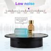 25cm USB Power Rotating Display Stand Turntable - Silver Mirror - 5