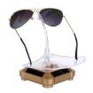 360 Degree Rotating Turntable Glasses Display Stand - Gold - 1
