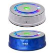 LED Electric Rotating Turntable Display Stand (Blue) - 2