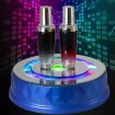 LED Electric Rotating Turntable Display Stand (Blue) - 6