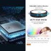 22cm Colorful LED Light Electric Rotating Display Stand Turntable - 5