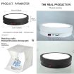 22cm Colorful LED Light Electric Rotating Display Stand Turntable - 6