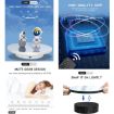 22cm Mirror Electric Rotating Display Stand Turntable - White - 3