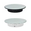 20cm Remote Control Electric Turntable Display Stand - White - 2
