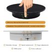 20cm Remote Control Electric Turntable Display Stand (Black) - 5