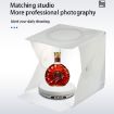 25cm LED Light Electric Rotating Display Stand Turntable White - 6