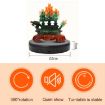 22cm Electric Rotating Turntable Display Stand - EU Plug (Black) - 3