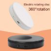 22cm Electric Rotating Turntable Display Stand - EU Plug (Black) - 5