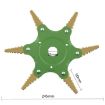 Toothed Mower Blade Six-Leaf Cyclone Blade Agricultural Weeder Parts - 3