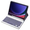 Samsung Galaxy Tab S9 FE A710B Purple TPU Bluetooth Keyboard Leather Case - 4