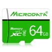MICRODATA 64GB U3 Green and White TF Memory Card - 1