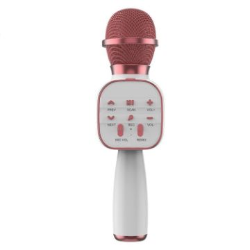 DS813 Live Wireless Bluetooth Microphone - Pink - 1