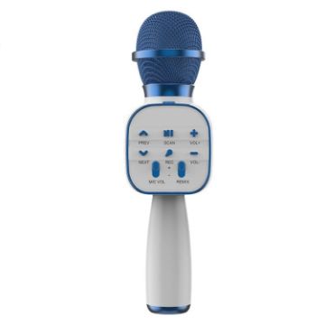 DS813 Live Wireless Bluetooth Microphone - Blue - 1