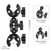 PULUZ Cycling Quick Release Bracket with 150cm Selfie Stick Set - 5