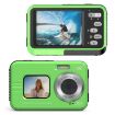 WDC901 Waterproof 48MP HD Dual Screen Camera (Green) - 1