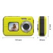 WDC901 Waterproof 48MP HD Dual Screen Camera (Green) - 2