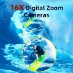 WDC901 Waterproof 48MP HD Dual Screen Camera (Green) - 8
