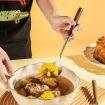 304 Stainless Steel Walnut Handle Cake Knife - 7