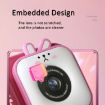 Kids Digital Camera 2.4" IPS Screen 48MP Dual Lens Mini Video Camera Pink Bunny - 5
