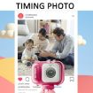 Kids Digital Camera 2.4" IPS Screen 48MP Dual Lens Mini Video Camera Pink Bunny - 6