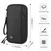 HAWEEL Clutch Bag Passport Wallet - Black - 4