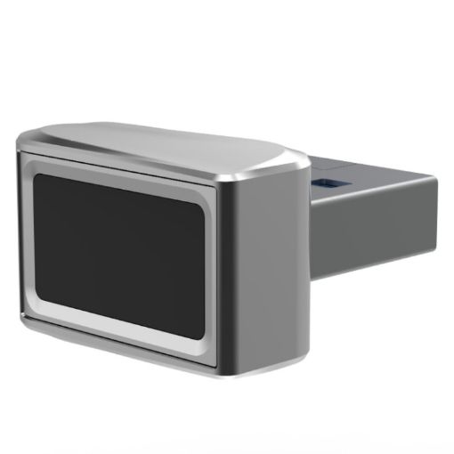 USB Fingerprint Reader Windows Hello Dongle Module - Silver - 1