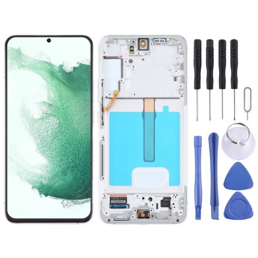 Samsung Galaxy S22+ 5G LCD Screen Digitizer Assembly (White) - 1