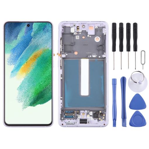 Samsung Galaxy S21 FE 5G LCD Screen Digitizer Assembly (Purple) - 1