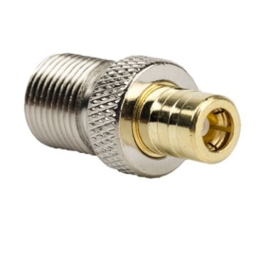 SMB Female to F Female RF Coaxial Adapter - 1