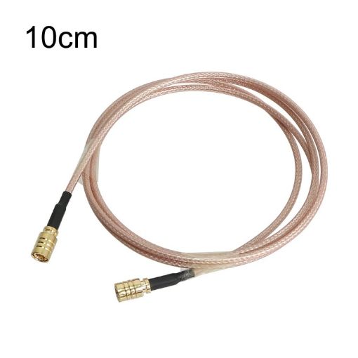 10cm SMB Female to SMB Female RG316 Coaxial Cable Jumper - 1