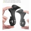 WEST BIKING Bike Cow Horns Fluorescent Deputy Handle (Black) - 5
