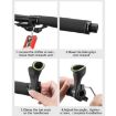 WEST BIKING Bike Cow Horns Fluorescent Deputy Handle (Black) - 7