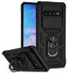 Samsung Galaxy S10 Sliding Camshield Holder Phone Case - Black - 1