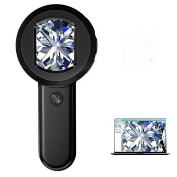 Handheld Digital Microscope Electronic Magnifier - Black - 1