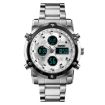 SKMEI 1389 Men's Business Digital Watch - Waterproof - Stainless Steel Band - 1