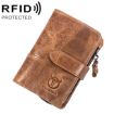 BULL CAPTAIN 01 RFID Anti-theft Men Wallet Yellow Brown - 1