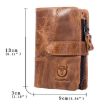 BULL CAPTAIN 01 RFID Anti-theft Men Wallet Yellow Brown - 2