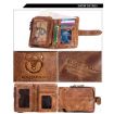 BULL CAPTAIN 01 RFID Anti-theft Men Wallet Yellow Brown - 5