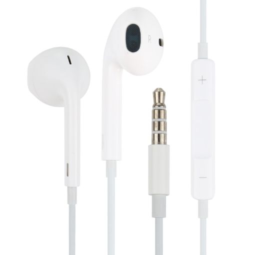 Wired Earphone for Android Phones - 1.2m Cable Length (White) - 1
