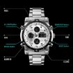 SKMEI 1389 Men's Business Digital Watch Blue - 4