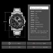 SKMEI 1389 Men's Business Digital Watch Blue - 5
