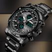 SKMEI 1389 Men's Business Digital Watch Blue - 8