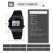 SKMEI 1698 Sports Digital Watch - 50m Waterproof, Square Pin Buckle - Black - 5