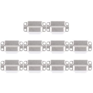 Charging Port Connector for iPad Air 2 - 10 PCS (White) - 1