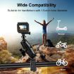PULUZ Motorcycle Crab Clamp Handlebar Mount for GoPro - Black - 5