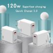 120W USB Fast Charger for Xiaomi 12/12 Pro - UK Plug - 4