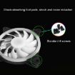 RGB Luminous CPU Radiator with 4 Fans + Remote Control - 3