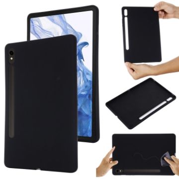 Samsung Galaxy Tab S9 FE Liquid Silicone Shockproof Tablet Case - Black - 1