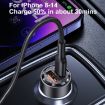 USAMS US-CC208 C39 60W USB + Type-C Car Charger (Black) - 5
